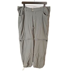 Columbia Women's Convertible Hiking Pants Gray Size 16 Omni-Shield